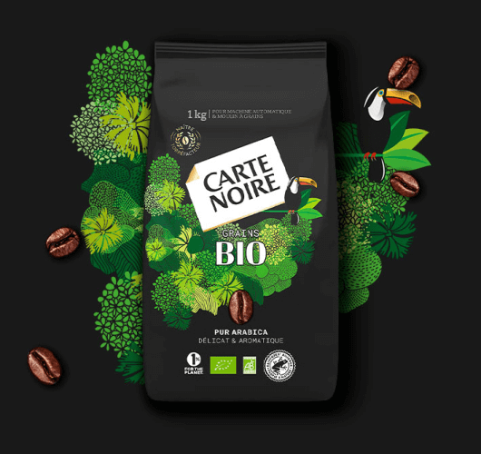Café grains Bio 100% arabica - carte noire - 1 kg