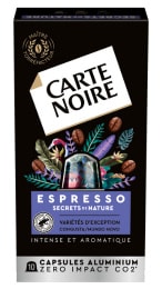 SECRETS DE NATURE - Congusta et Mundo Novo - Capsules compatibles Nespresso*