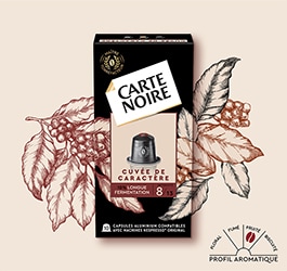 Cuvée de Caractère - café torréfié et moulu en capsules